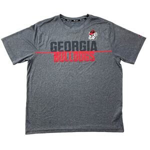 Champion University of Georgia Bulldogs Gray T-Shirt XL UGA Shirt